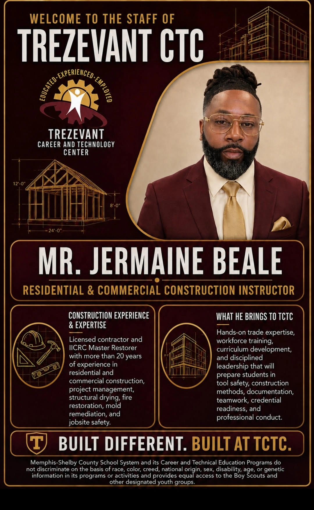 Jermaine Beale Sr., Founder, Master Restorer & CEO of 414 Restoration LLC